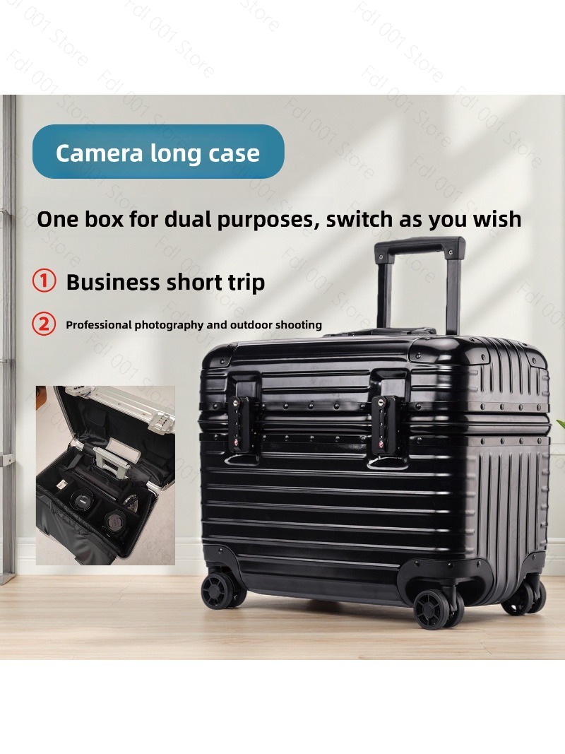 Luggage Wheel Replacement - Walizka fotograficzna na kółkach z aluminiową