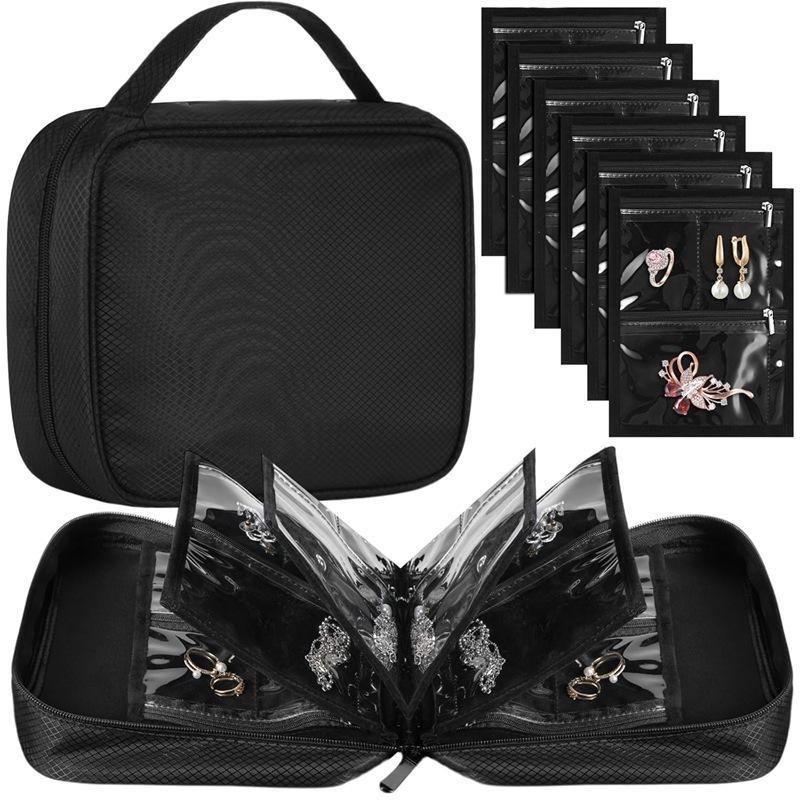 Travel Accessories Display - Przenośny organizer na biżuterię podróżny z