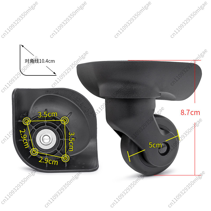 Luggage Wheel Replacement - Wymienne kółka uniwersalne TS50 do walizek