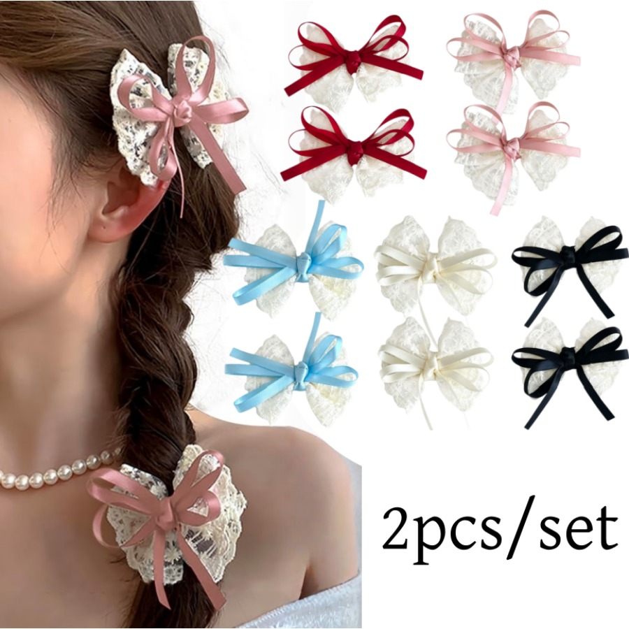 Travel Accessories For Kids - 2 szt./zestaw Urocze spinki do włosów