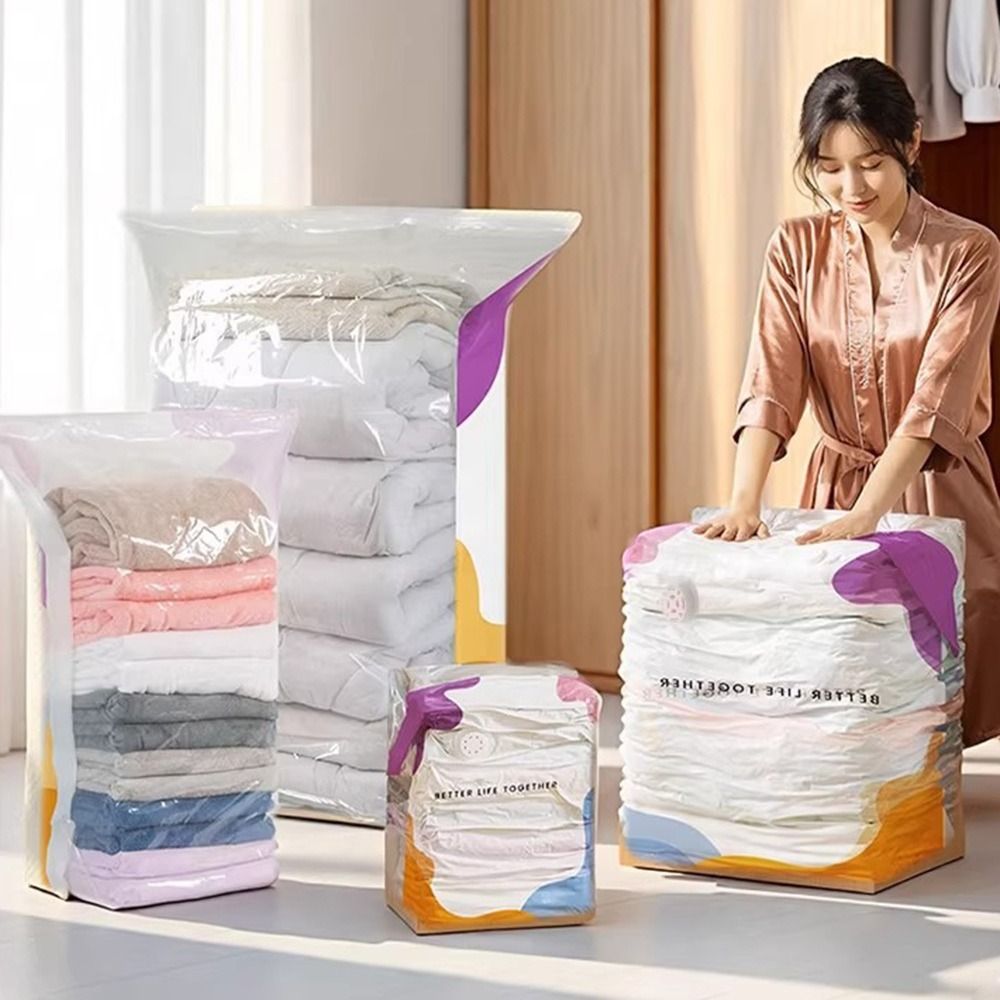 Compression Bag Vacuum - Worki próżniowe bez pompki, duża pojemność,
