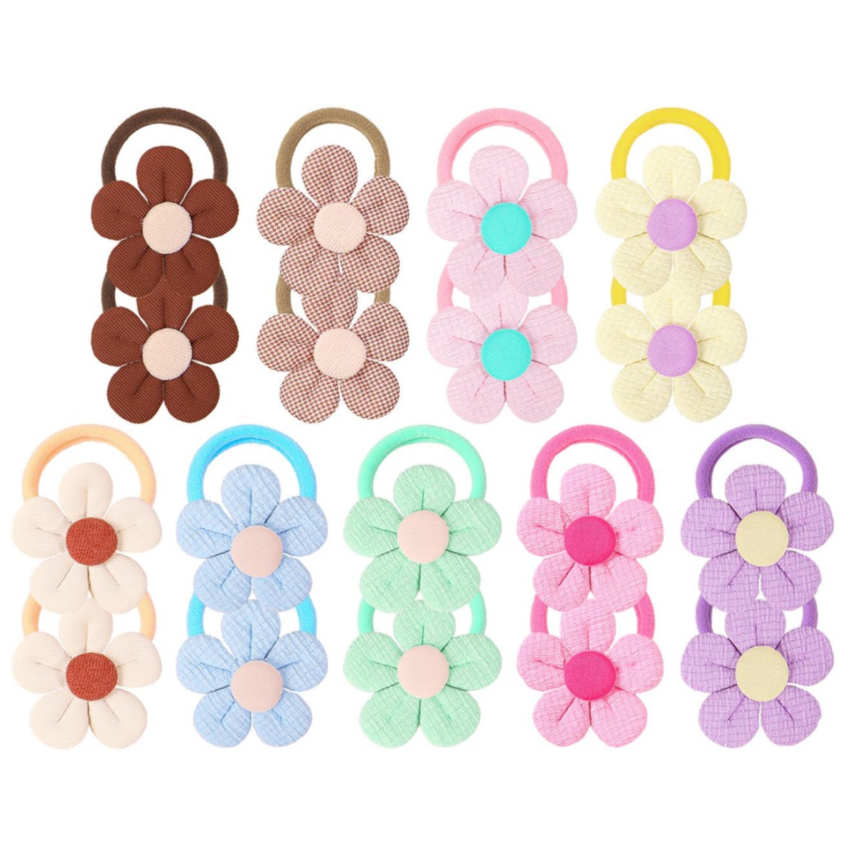 Travel Accessories For Kids - 18 szt. Gumki do włosów w