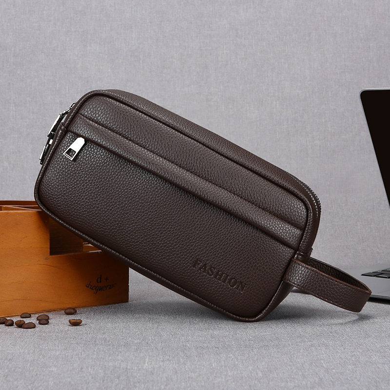 Travel Accessories Bag For Men - Męska torebka vintage typu clutch o