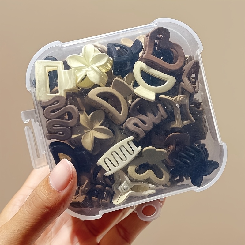 Travel Accessories For 4 Year Old - 5/10/20/30 szt. Beżowe, mieszane klipsy, urocze