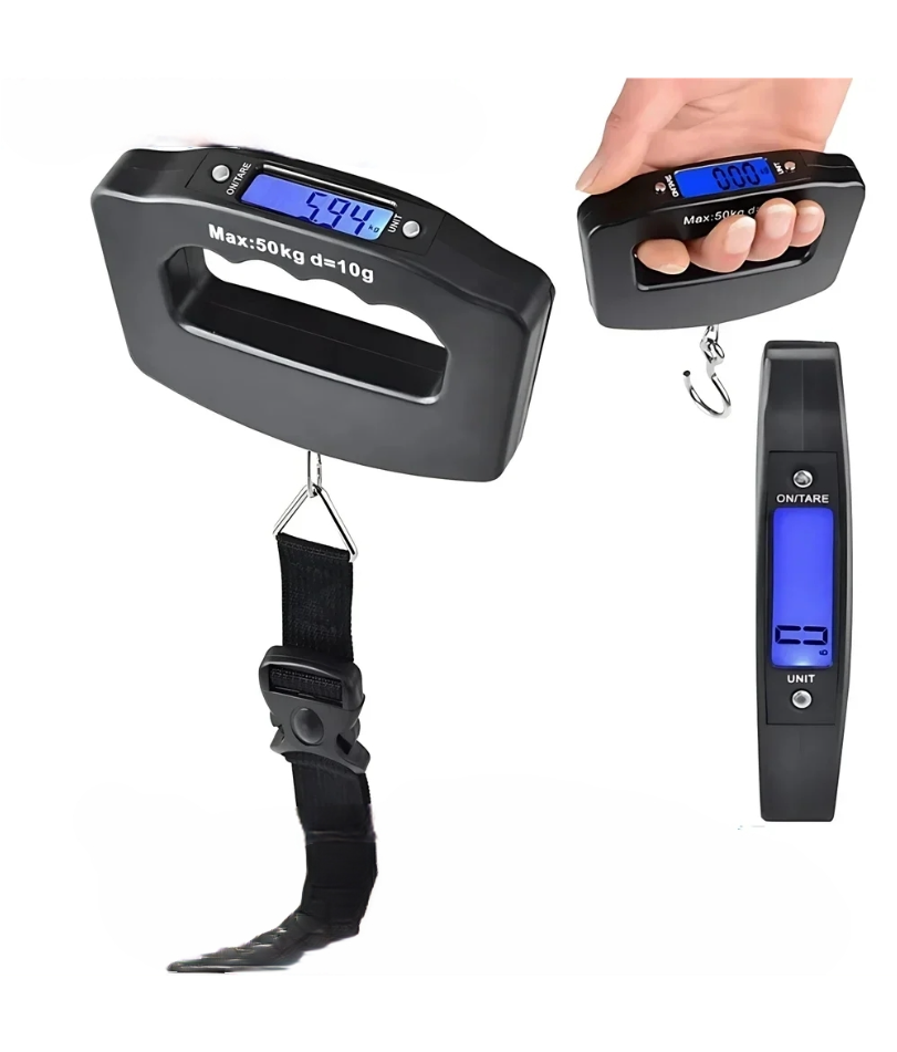 Travel Accessories Display - Waga bagażowa cyfrowa 50 kg, przenośna