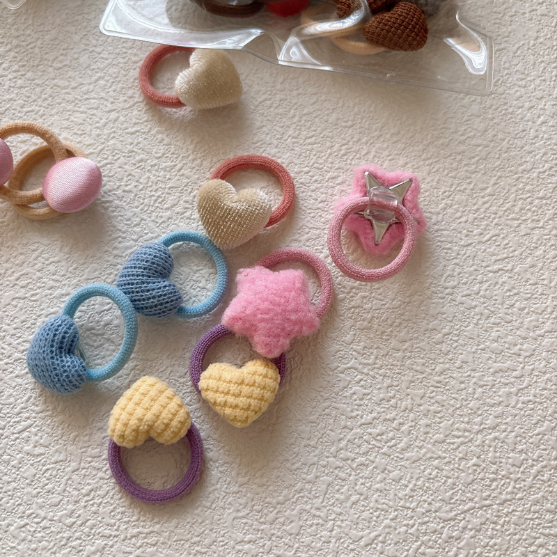 Travel Accessories For 4 Year Old - 10 SZTUK Koreańskie Gumki do Włosów