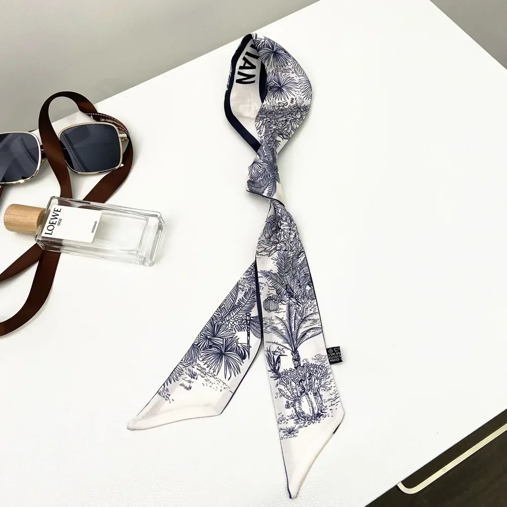 Długi szal z wstążki, jedwabna – Travel Accessories Neck recenzja i cena