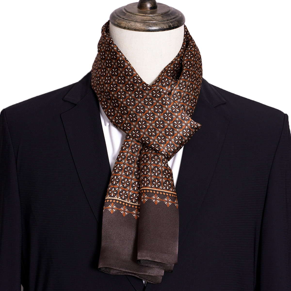 Nowa męska apaszka jedwabna w  – Travel Accessories Neck recenzja i cena