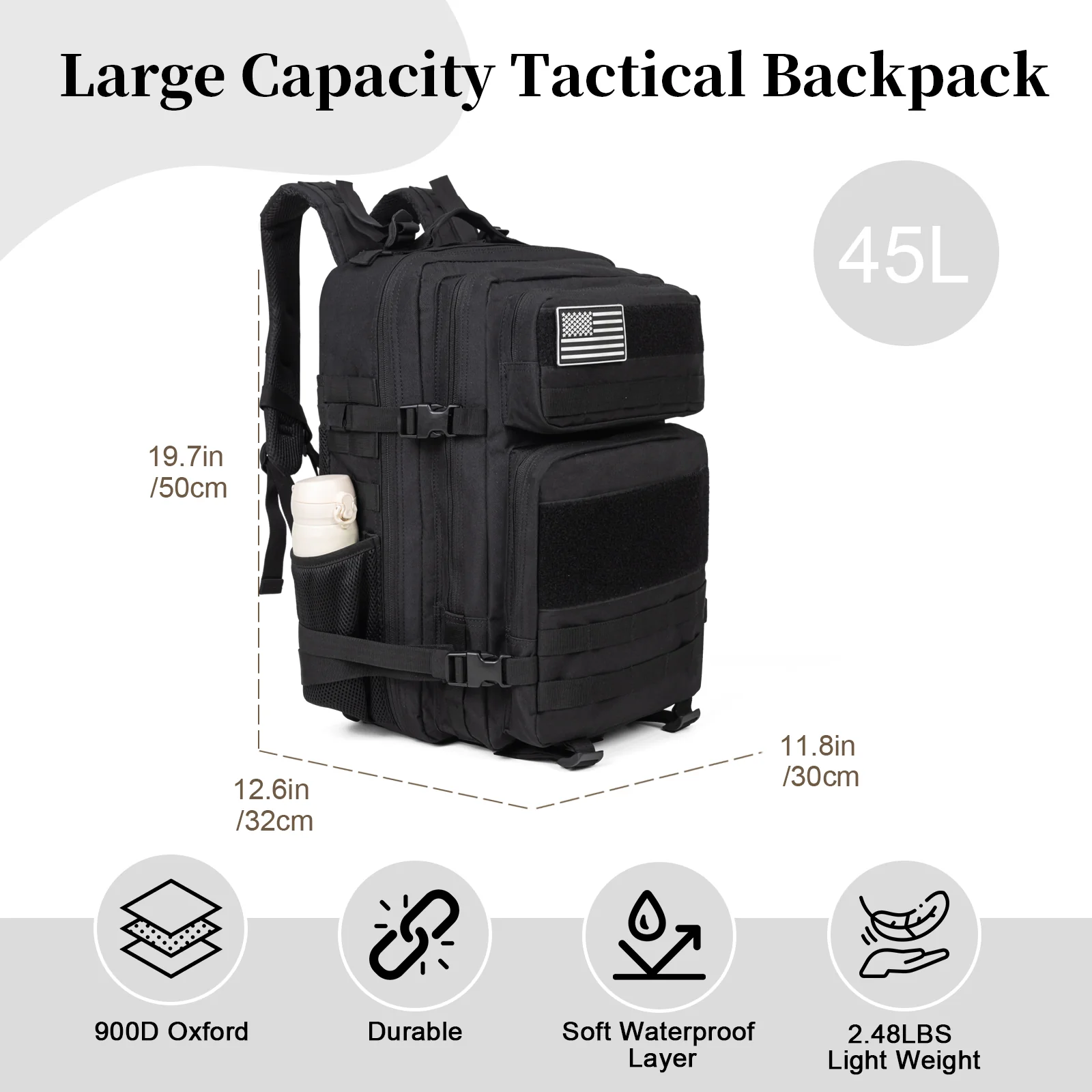 60L Wojskowy Plecak Taktyczny  – Travel Accessories For Men recenzja i cena