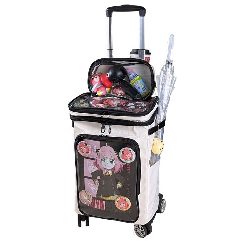 Przezroczysta walizka na kółka – Luggage Wheel Replacement recenzja i cena