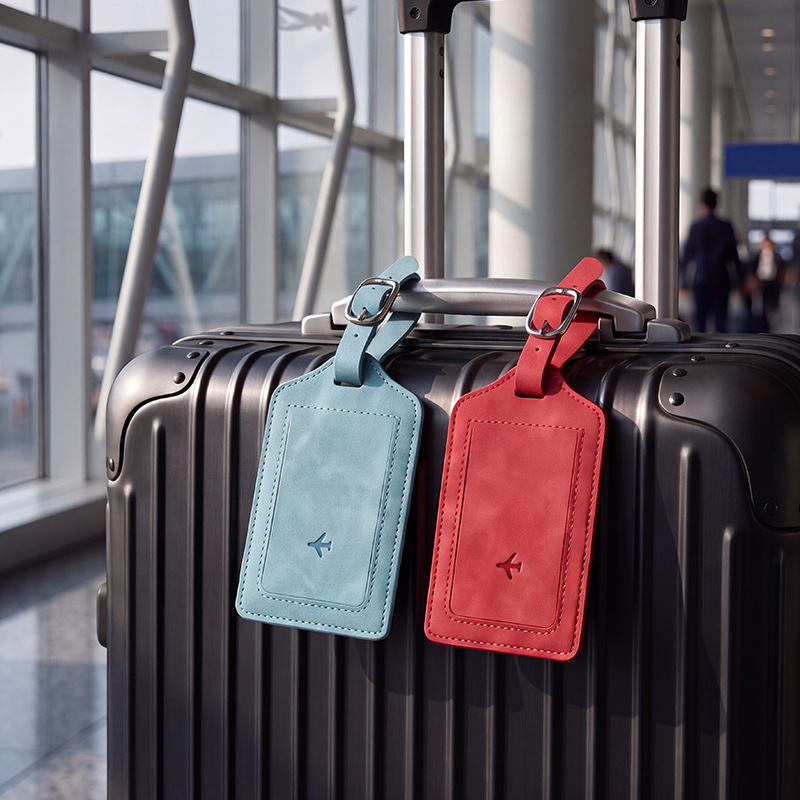 1 szt. etykieta na bagaż z PU  – Travel Accessories Bag For Men recenzja i cena