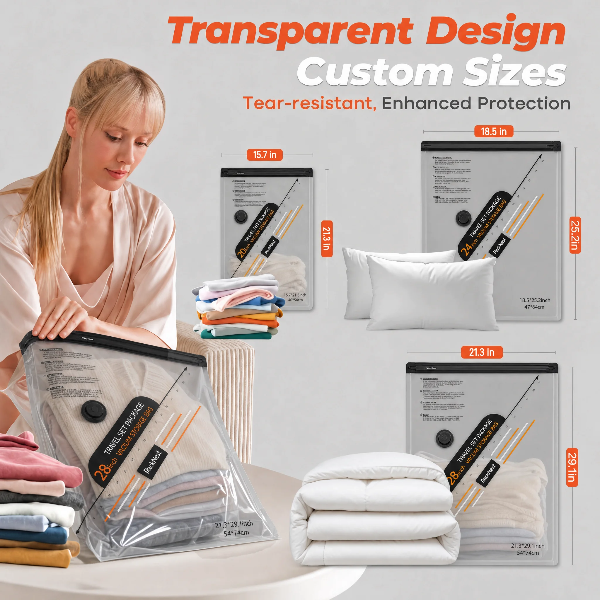 Kompresyjne worki do pakowania – Compression Bag Vacuum recenzja i cena