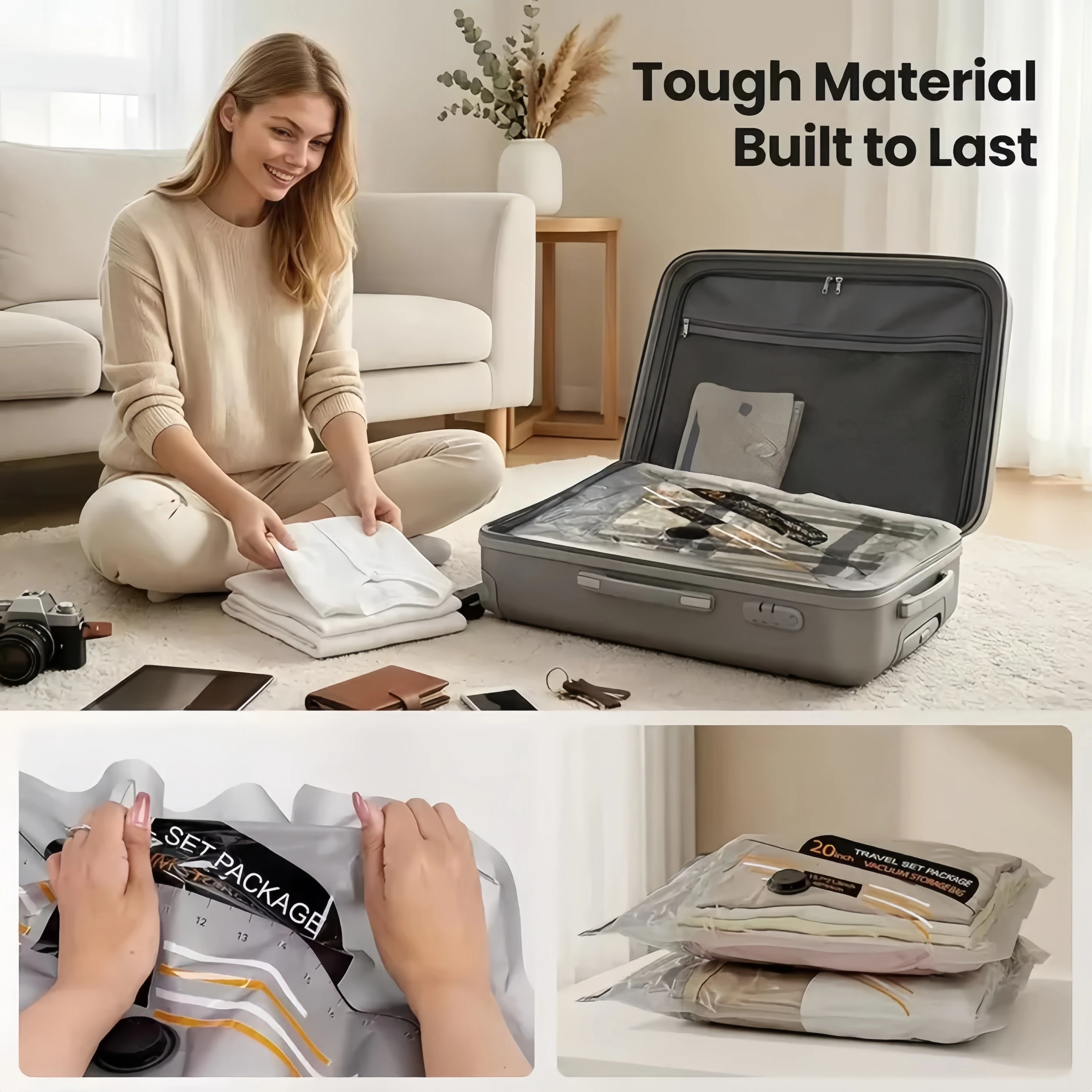 Kompresyjne worki do pakowania – Compression Bag Vacuum recenzja i cena