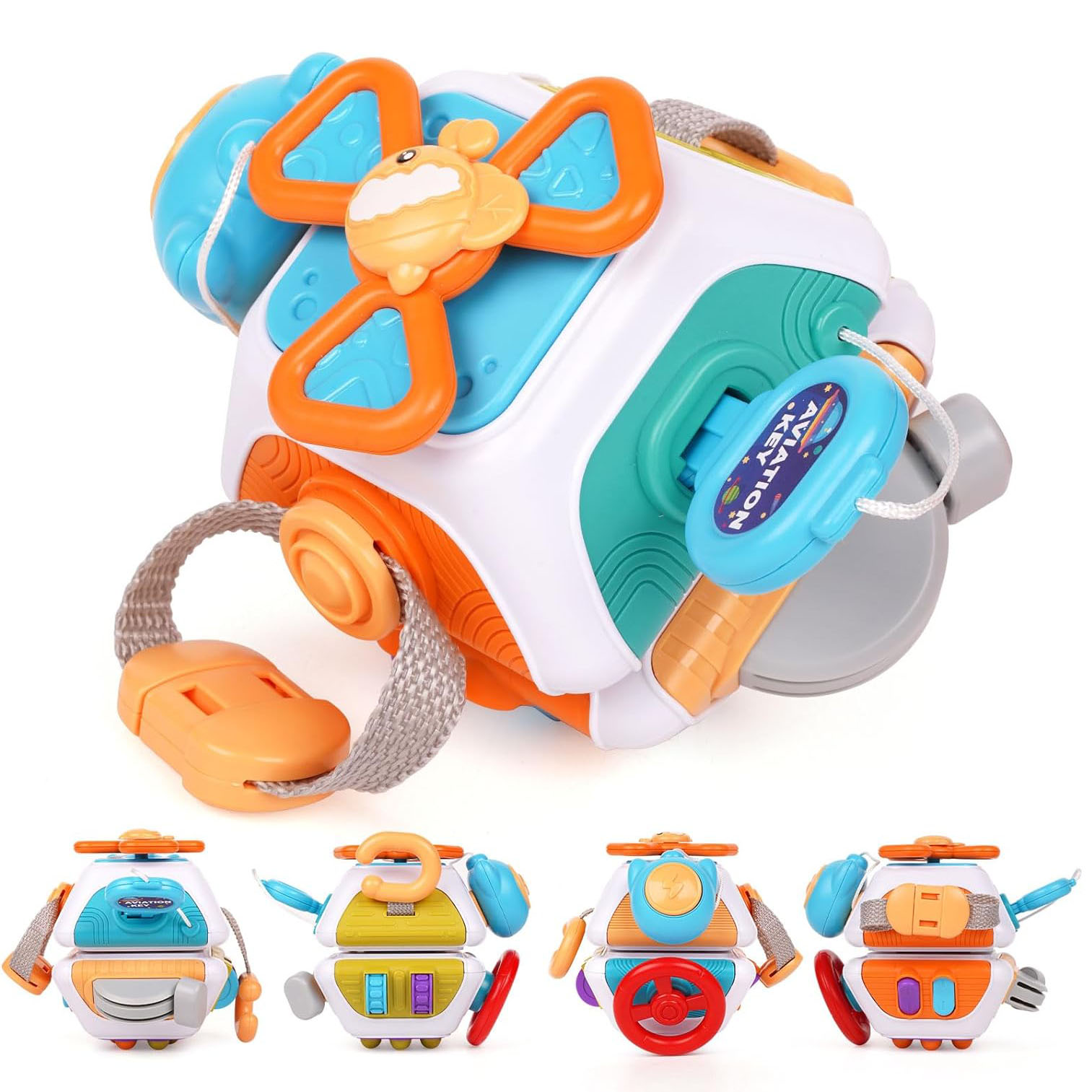 Baby Busy Board Cube Montessor – Travel Accessories For Baby recenzja i cena