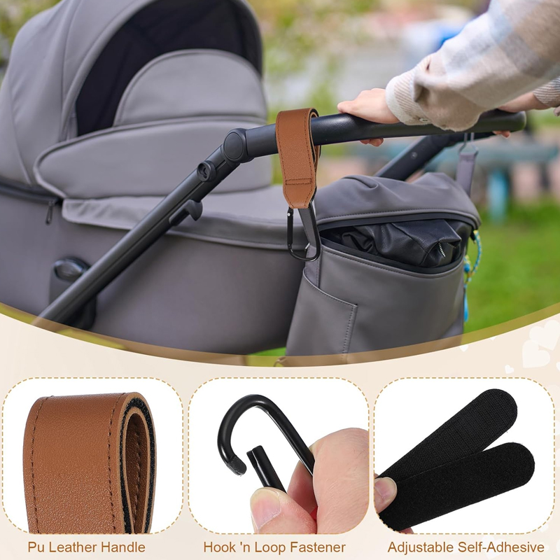 2 szt. Skórzane haczyki do wóz – Travel Accessories For 4 Year Old recenzja i cena