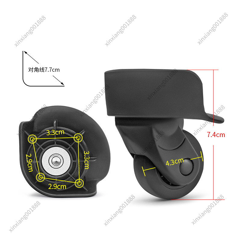 Kółka obrotowe 360 stopni A-65 – Luggage Wheel Replacement recenzja i cena