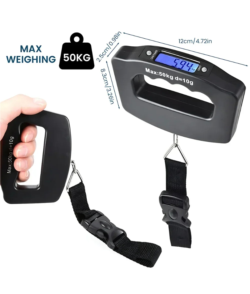 Waga bagażowa cyfrowa 50 kg, p – Travel Accessories Display recenzja i cena